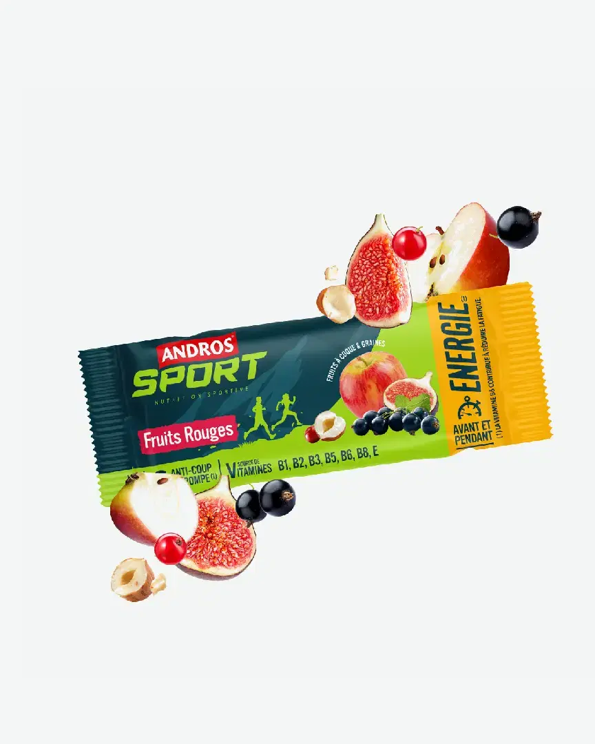 Andros Barre Fruits Nuts Et Graines Fruits Rouges 40G - Unisex (35) au meilleur prix !