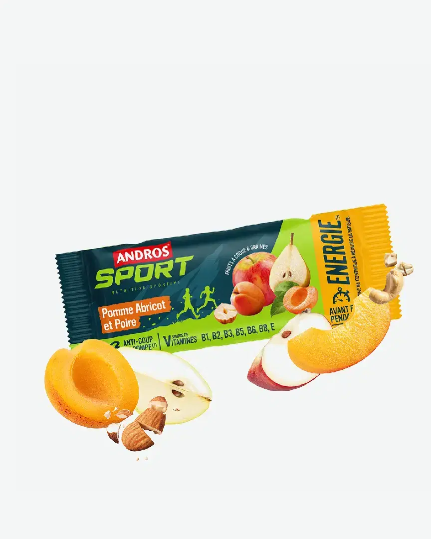 Andros Barre Fruits Nuts Et Graines Pomme Abricot Poire 40G - Unisex (87) au meilleur prix !
