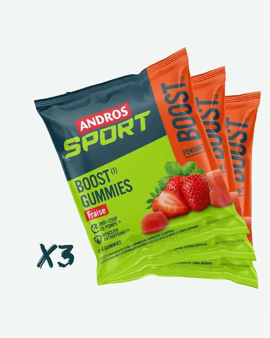 Andros Gummies Boost Fraise 30G