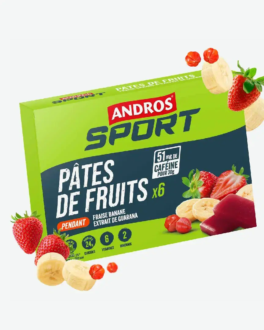 Andros Pâtes De Fruits Fraise Banane Guarana 6X30g - Unisex (31) au meilleur prix !