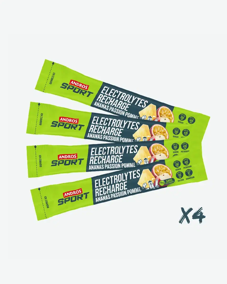Andros Stick Electrolytes Recharge Ananas Passion Pomme 25G - Unisex (23) au meilleur prix !