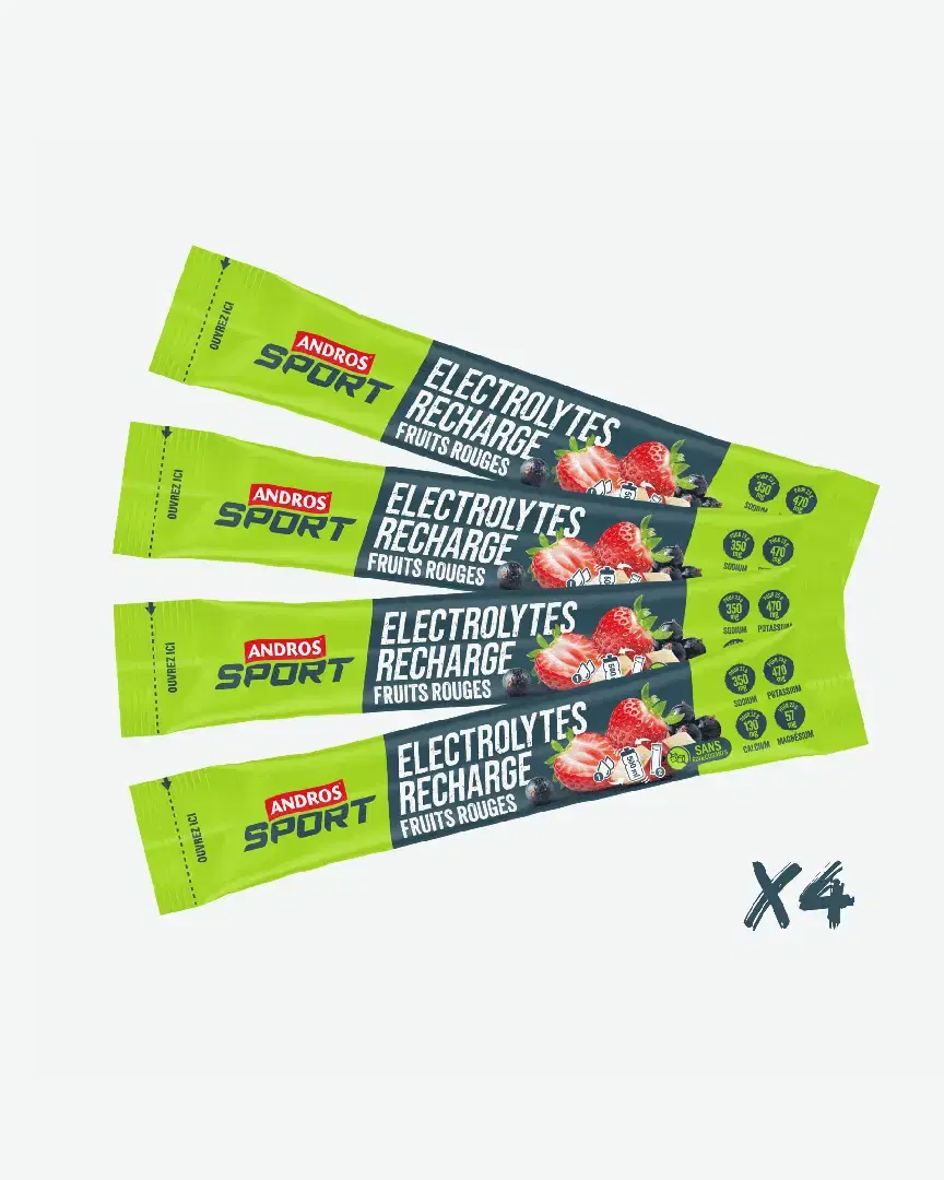 Andros Stick Electrolytes Recharge Fruits Rouges 25G - Unisex (25) au meilleur prix !