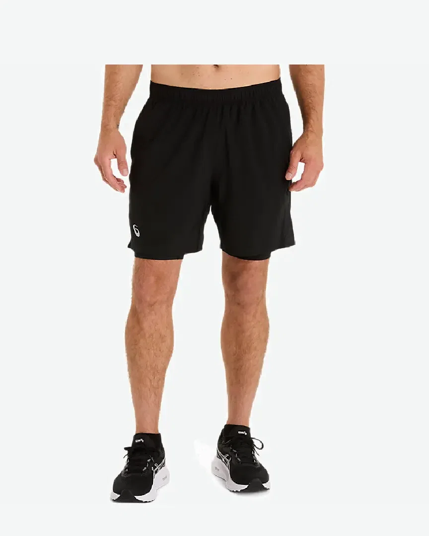 asics core 2n1 7in short Homme