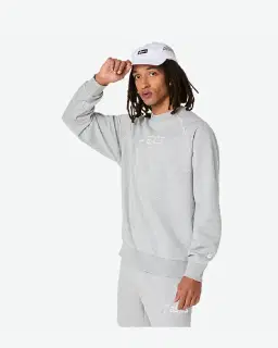 asics logo fleece crew-neck top Homme – 3/8