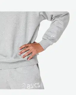 asics logo fleece crew-neck top Homme – 5/8