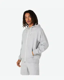 asics logo fleece full zip hoodie Homme – 3/9