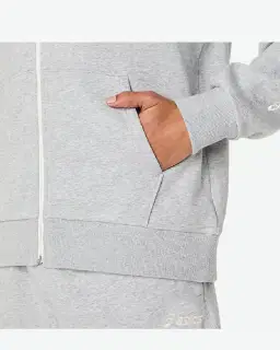asics logo fleece full zip hoodie Homme – 5/9