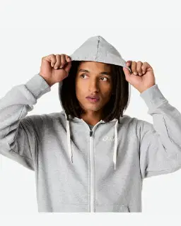 asics logo fleece full zip hoodie Homme – 7/9
