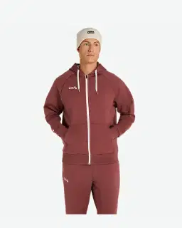 asics logo fleece full zip hoodie Homme – 1/8