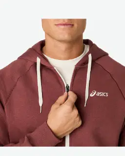 asics logo fleece full zip hoodie Homme – 6/8