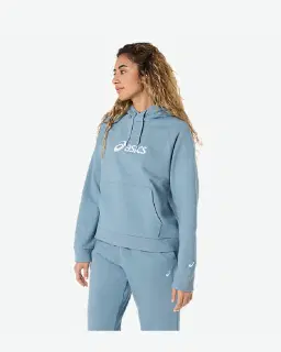 asics logo fleece pullover hoodie Femme – 3/8
