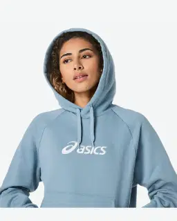 asics logo fleece pullover hoodie Femme – 7/8