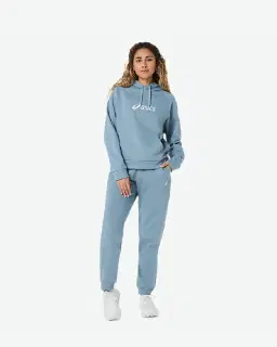 asics logo fleece pullover hoodie Femme – 8/8