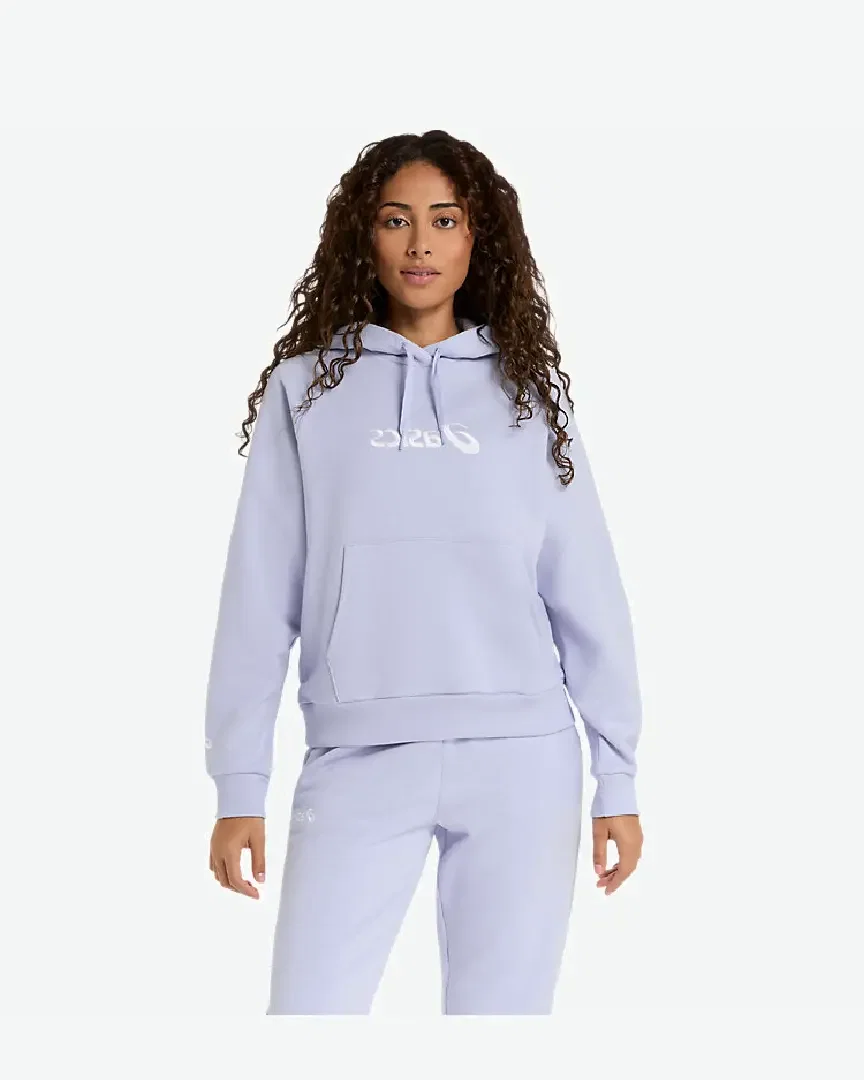 Asics Logo Fleece Pullover Hoodie W