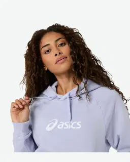 asics logo fleece pullover hoodie Femme – 4/9