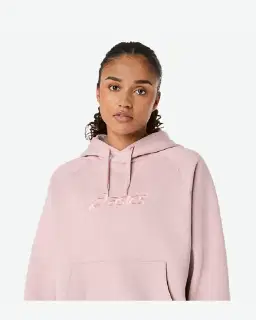 asics logo fleece pullover hoodie Femme – 4/8
