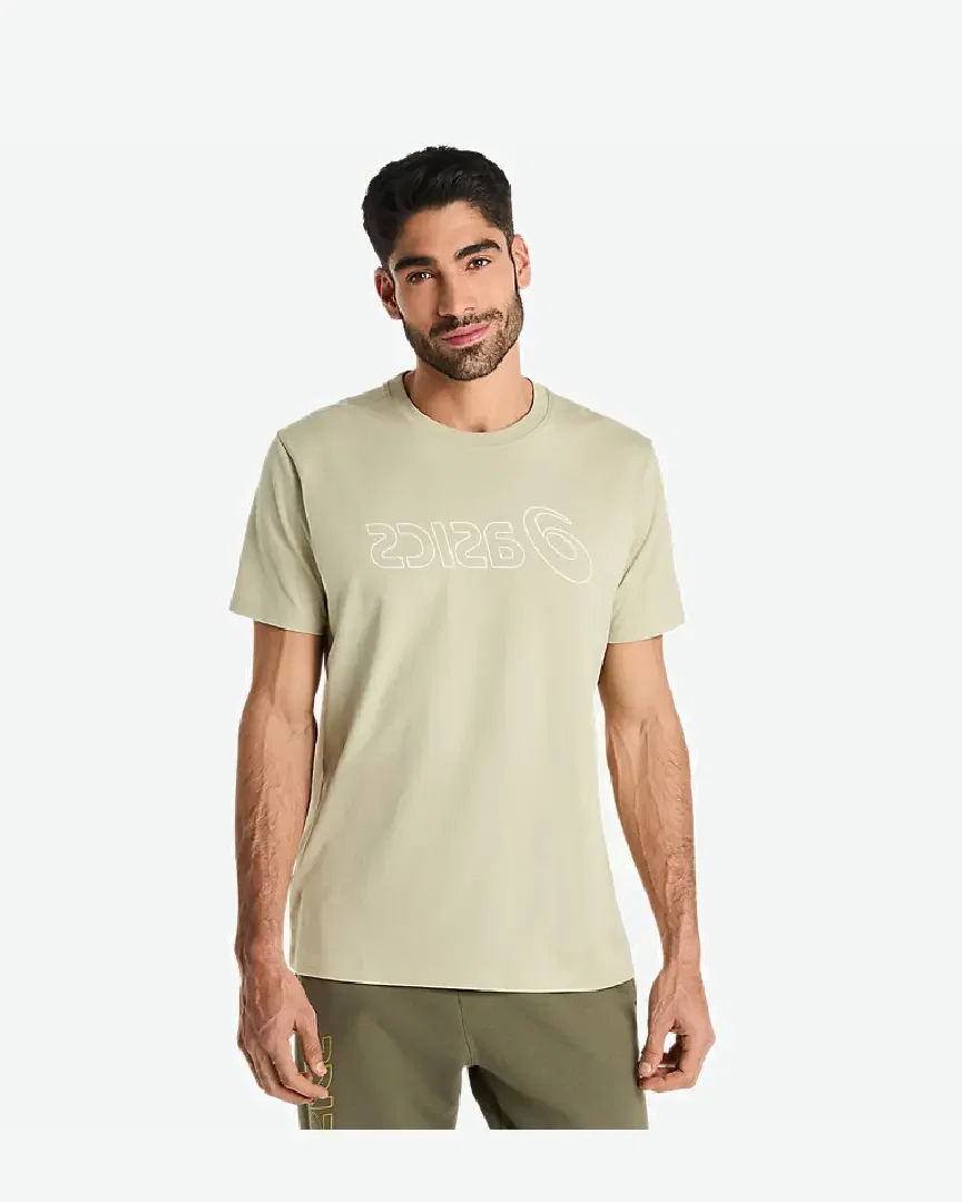 asics logo ss tee Homme