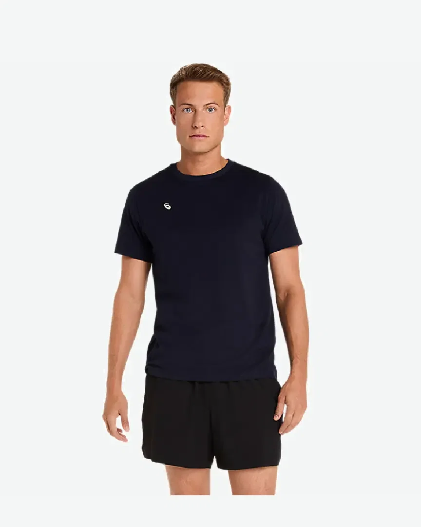 asics spiral embroidery tee Homme