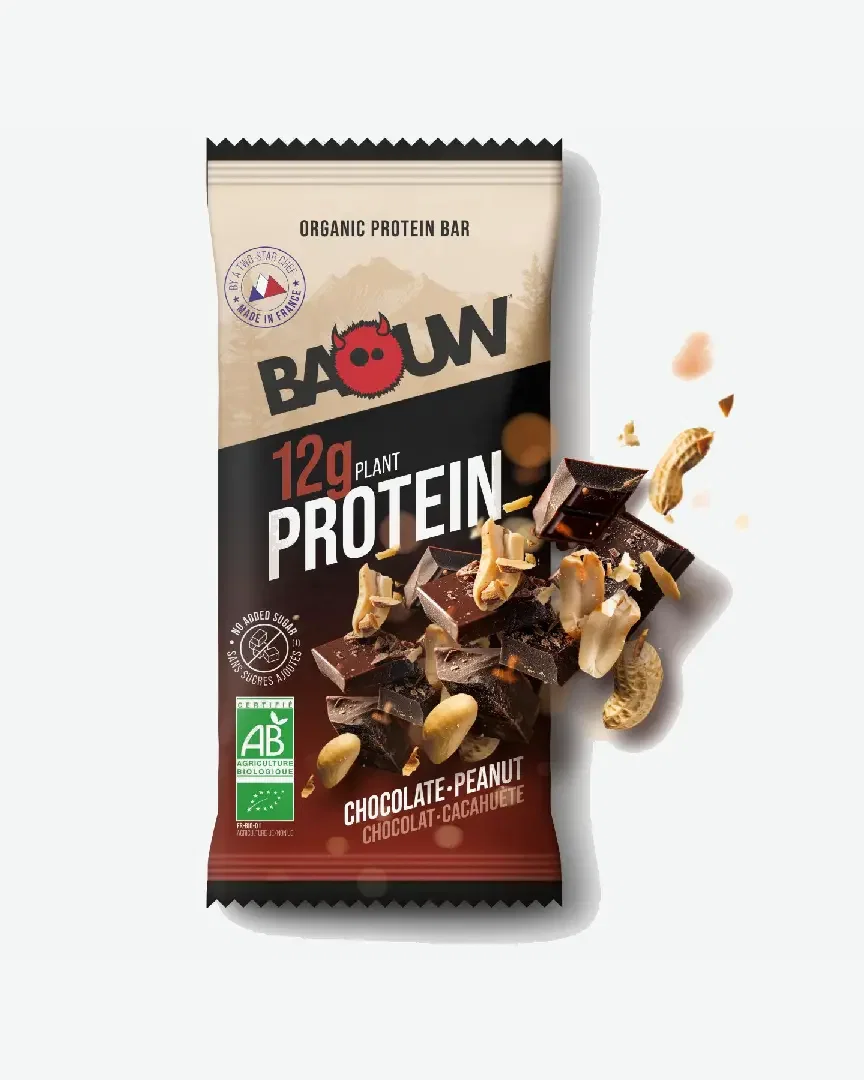 Baouw barre protéinée bio chocolat cacahuètes Unisexe