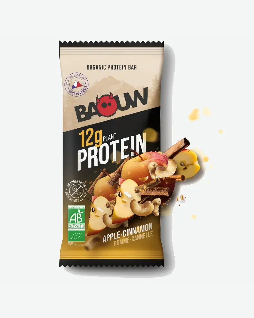 Baouw Barre Protéinée Bio Pomme Cannelle - Unisex (56) au meilleur prix !