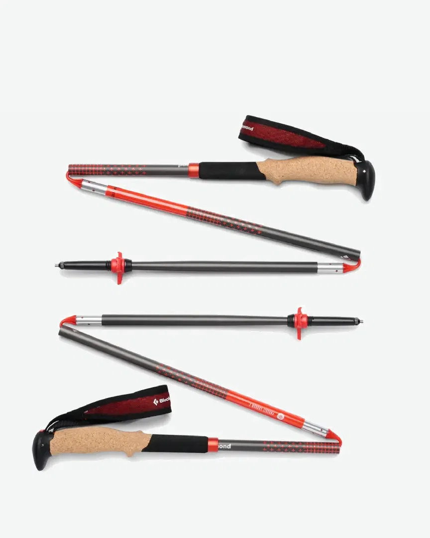 Black Diamond Pursuit Carbon Z Bâtons De Marche Unisexe