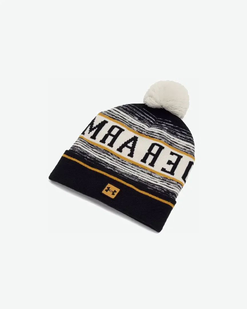 Bonnet Under Armour Homme Halftime Pom Beanie-WHT Homme