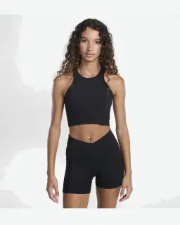 Brassière à col montant, maintien léger et doublure légère Nike One Twist Femme – 1/4
