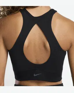 Brassière à col montant, maintien léger et doublure légère Nike One Twist Femme – 4/4