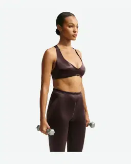 Brassière à décolleté plongeant NikeSKIMS Satin Shine Femme – 3/4