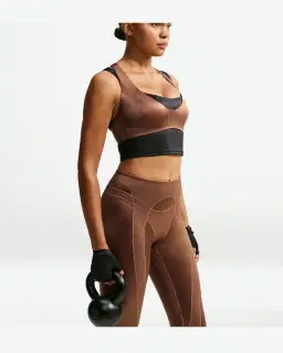 Brassière à décolleté plongeant NikeSKIMS Satin Shine Femme – 3/4