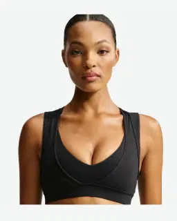 Brassière à double épaisseur et décolleté plongeant NikeSKIMS Matte Femme – 1/4