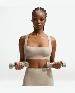 Brassière à encolure carrée NikeSKIMS Studio Stretch Femme – 3/4