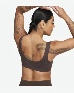 Brassière à maintien léger avec doublure légère et encolure en U Nike Alate All U Femme – 2/4