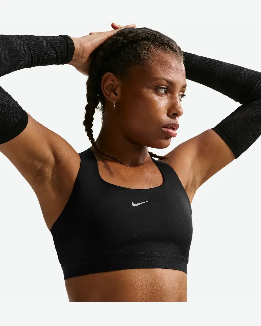 Brassière à maintien supérieur avec doublure légère Nike Swift Femme