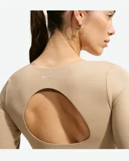 Brassière à manches longues rembourrée à maintien léger Nike Zenvy Femme – 2/4