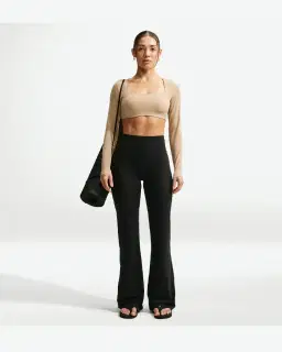 Brassière à manches longues rembourrée à maintien léger Nike Zenvy Femme – 4/4