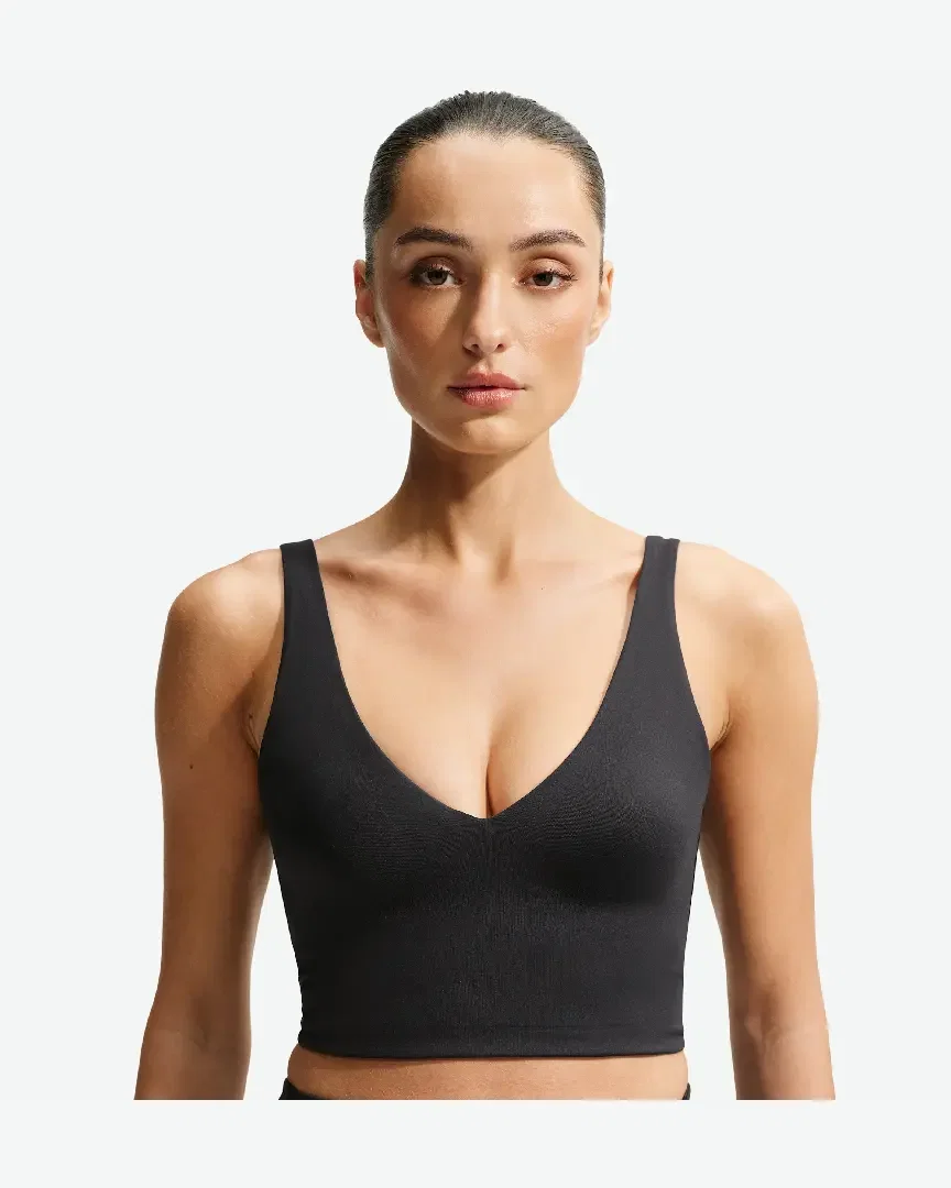Brassière Longue À Col En V Nikeskims Matte W