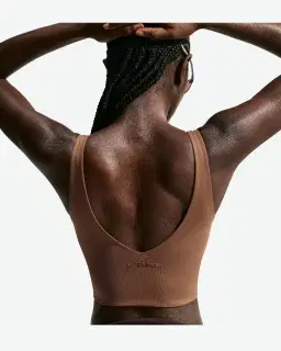Brassière longue à col en V NikeSKIMS Matte Femme – 2/4