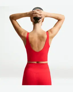 Brassière longue à col en V NikeSKIMS Matte Femme – 2/4