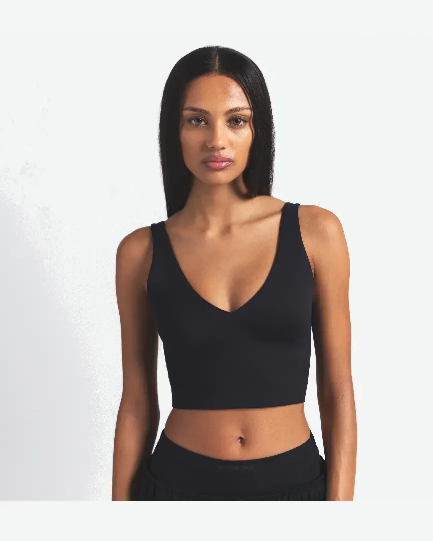Brassière Longue À Col En V Nikeskims Matte W