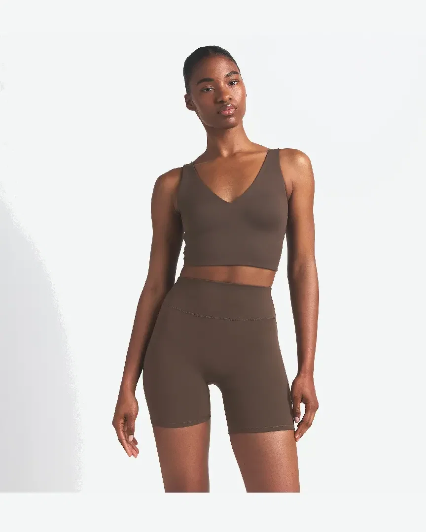 Brassière Longue À Col En V Nikeskims Matte W