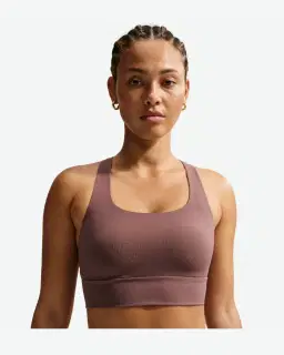 Brassière longue non rembourrée à maintien léger Nike Zenvy Rib Femme – 2/4