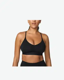 Brassière réglable rembourrée à maintien léger Nike Indy Femme – 1/4