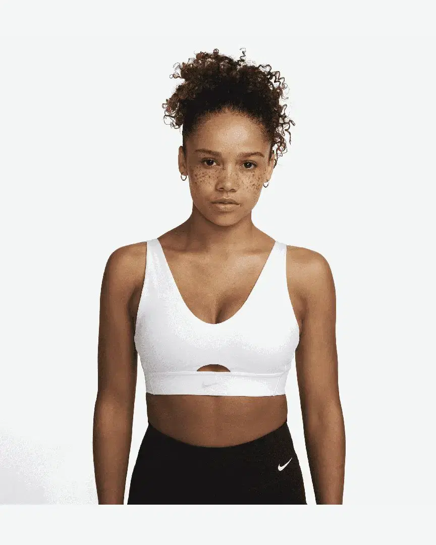 Brassière plongeante rembourrée à maintien normal et découpe Nike Indy W - DV9837-100 (0) au meilleur prix !