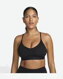 Brassière réglable rembourrée à maintien léger Nike Indy Femme – 1/4