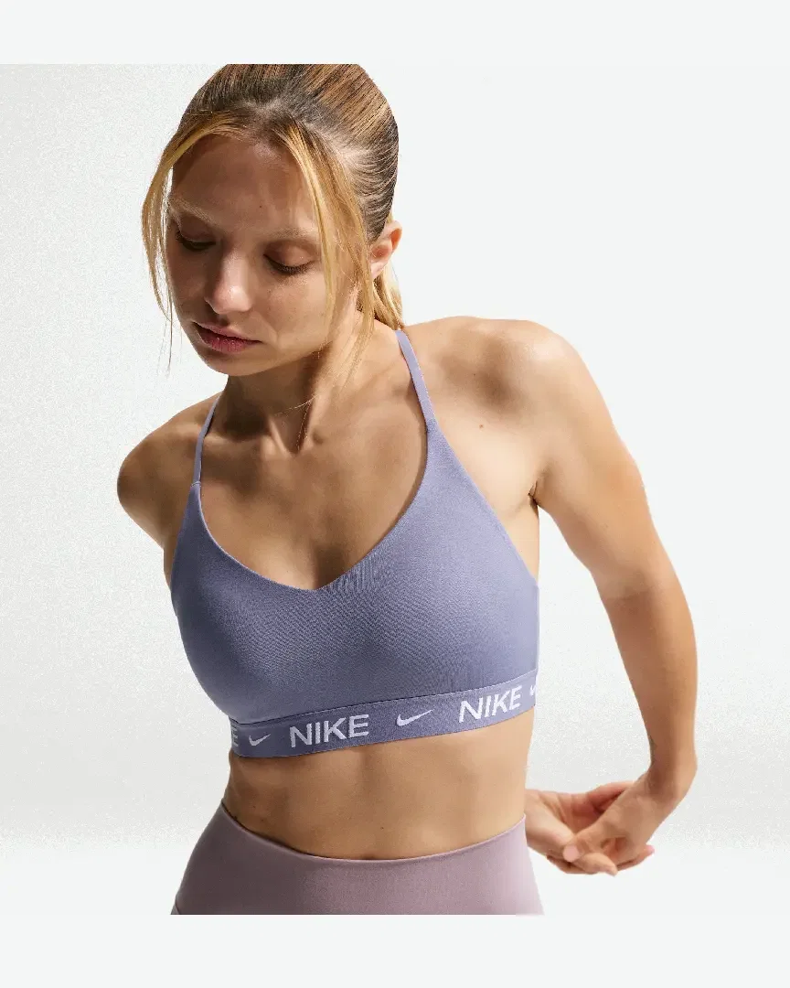 Brassière réglable rembourrée à maintien léger Nike Indy Femme