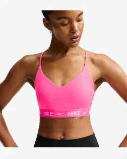 Brassière réglable rembourrée à maintien léger Nike Indy Femme – 1/4