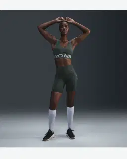Brassière rembourrée à maintien normal Nike Pro Indy Plunge Femme – 4/4