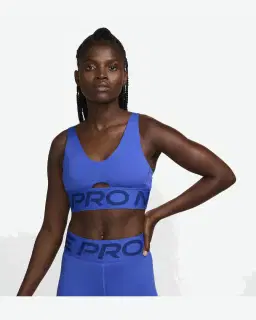 Brassière rembourrée à maintien normal Nike Pro Indy Plunge Femme – 1/4
