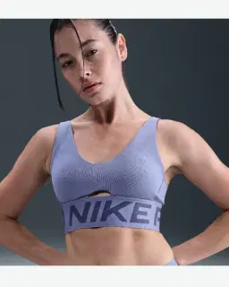 Brassière rembourrée à maintien normal Nike Pro Indy Plunge Femme – 1/4